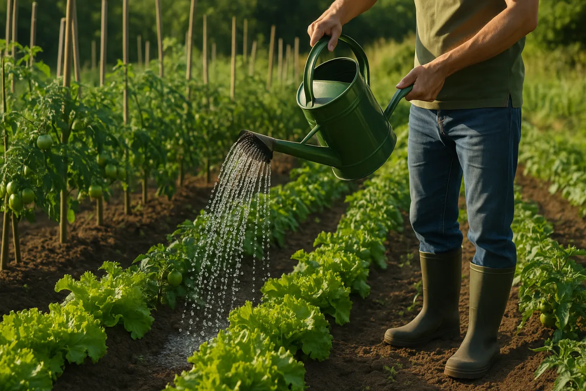 Come irrigare l’orto in estate? Risparmia acqua con questa strategia pratica