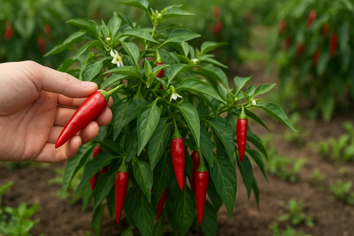 Coltivazione di peperoncini piccanti: il trucco poco noto per aumentare la produzione