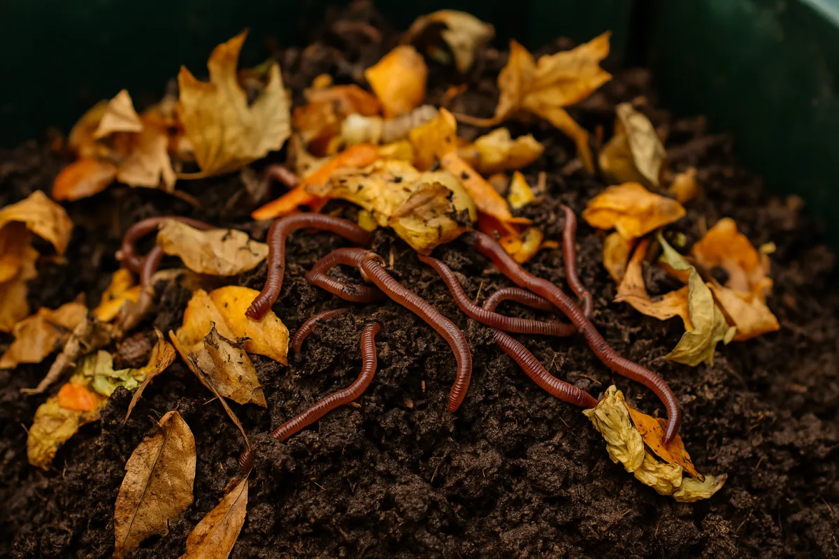 Lombrichi nel compost domestico: il ruolo che accelera tutto il processo