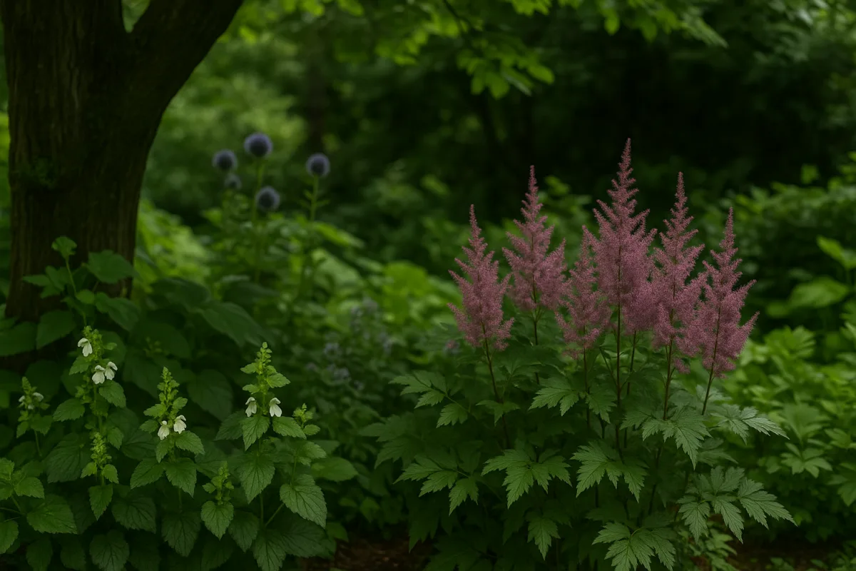 Piante mellifere in giardino ombreggiato: quali fioriscono davvero senza sole diretto