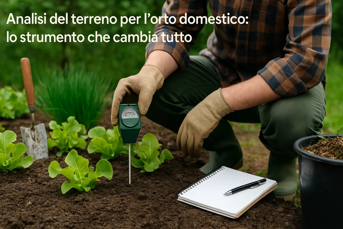 Analisi del terreno per l'orto domestico: lo strumento che cambia tutto