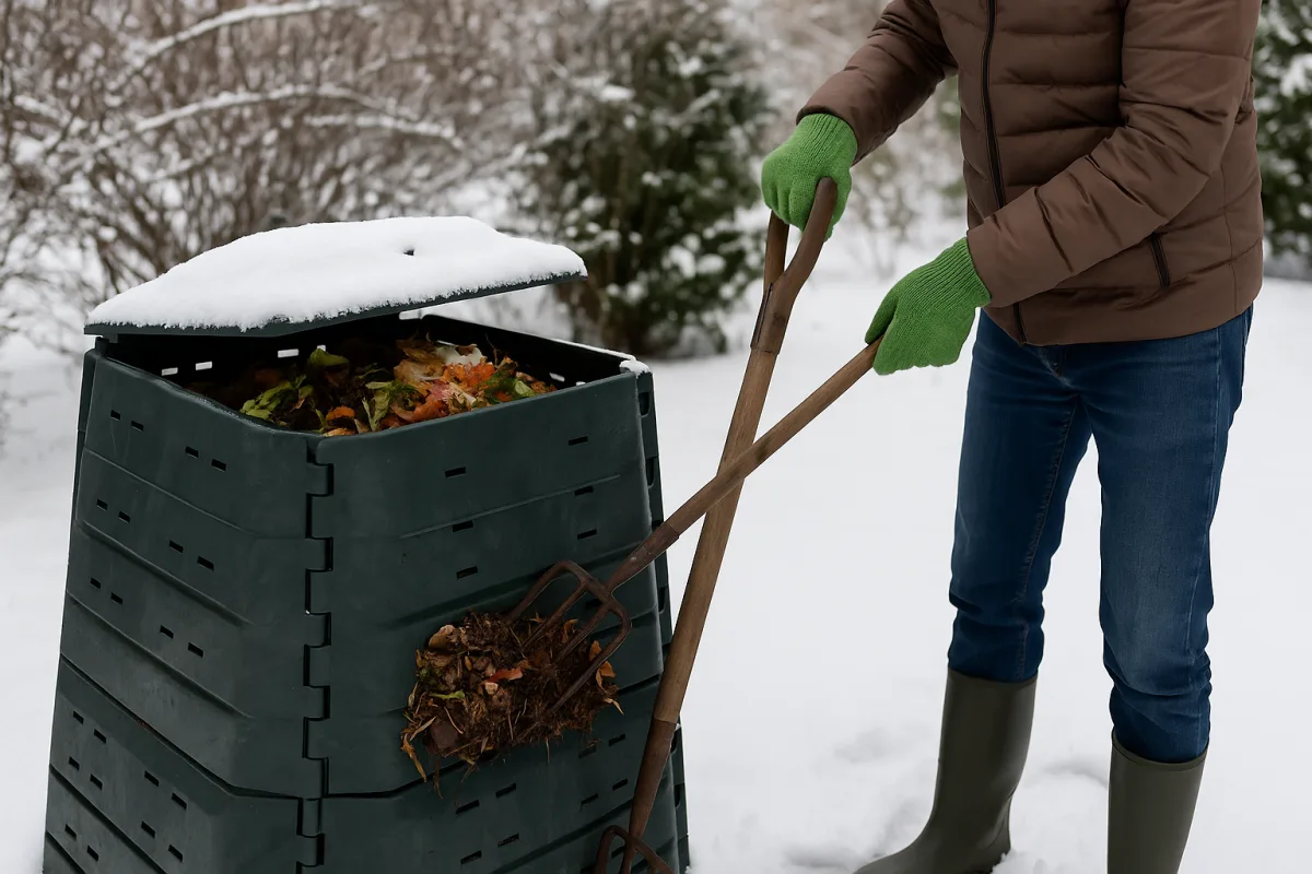 Compostaggio in inverno: come mantenerlo attivo quando fa freddo