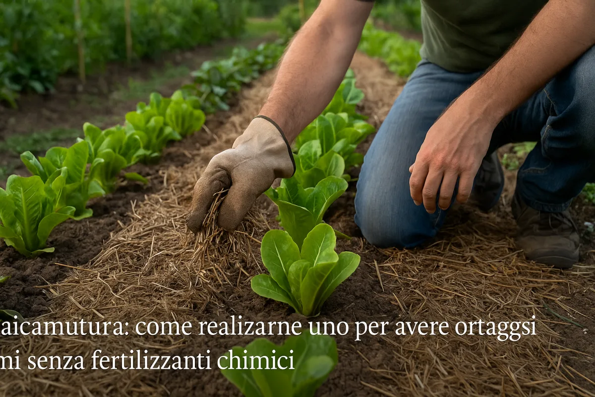 Pacciamatura nell'orto sinergico: il materiale che sostituisce i fertilizzanti