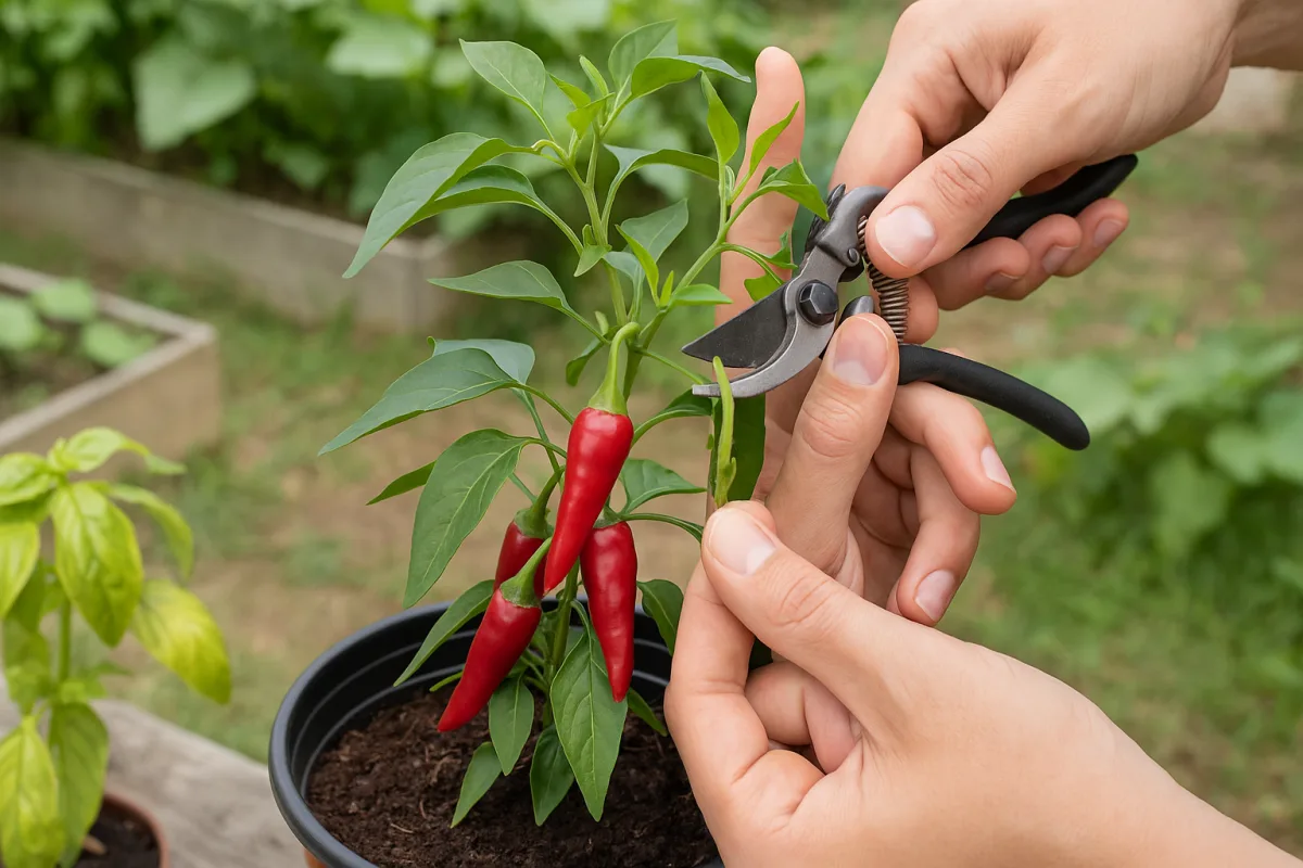 Come far fruttificare i peperoncini: il taglio che in pochi fanno subito