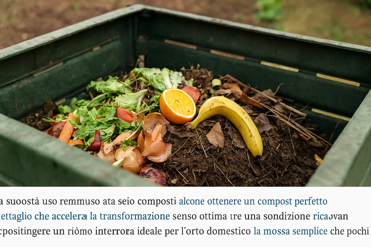 Errori nel cumulo di compost: cosa blocca la trasformazione senza che tu lo sappia