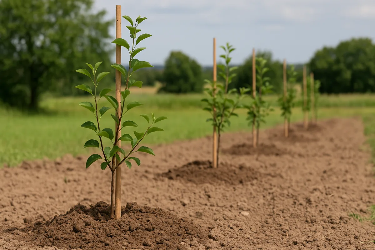 Alberi da frutto appena piantati: perché non potarli subito è la scelta giusta