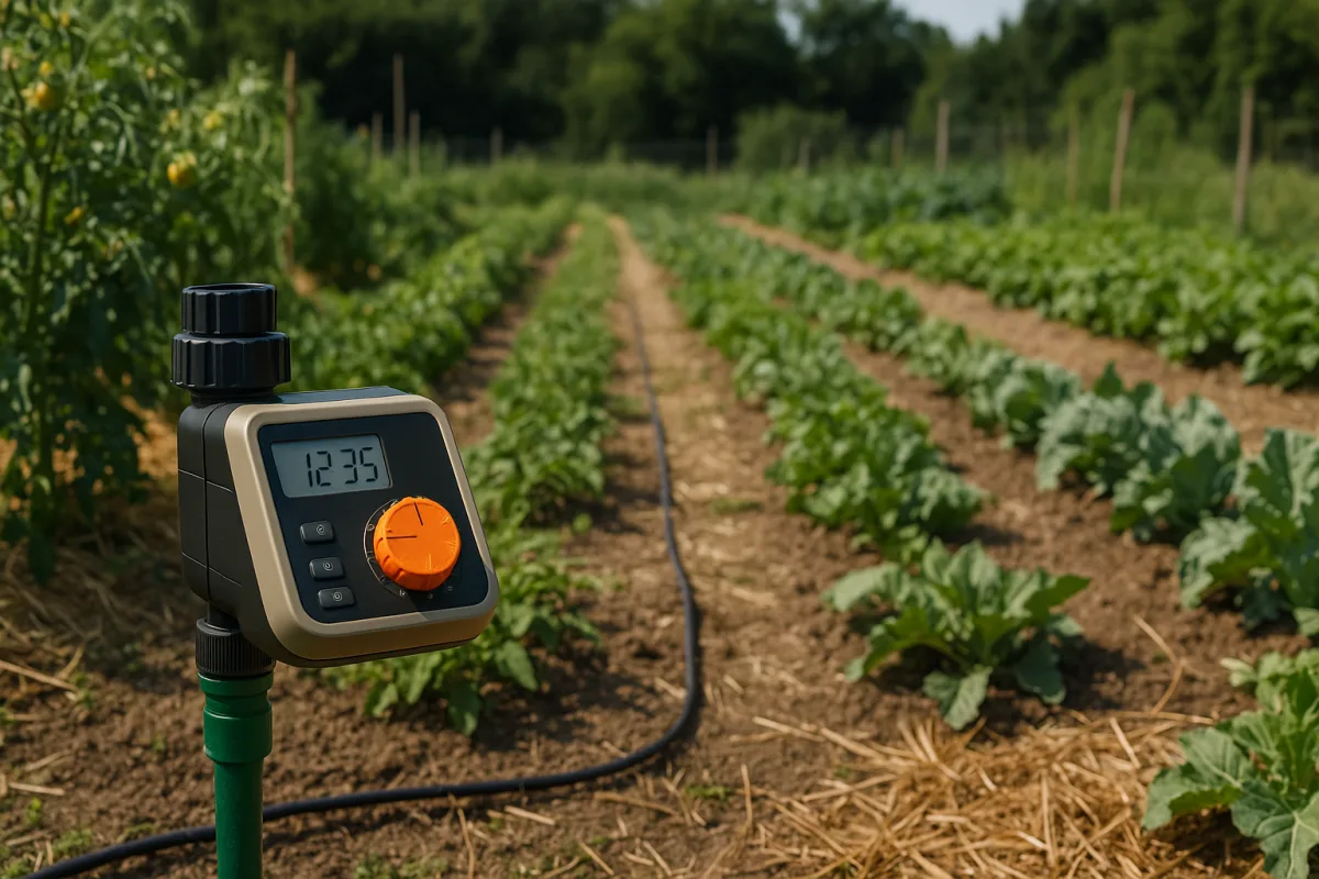 Timer per irrigazione orto: quando conviene davvero usarlo in estate