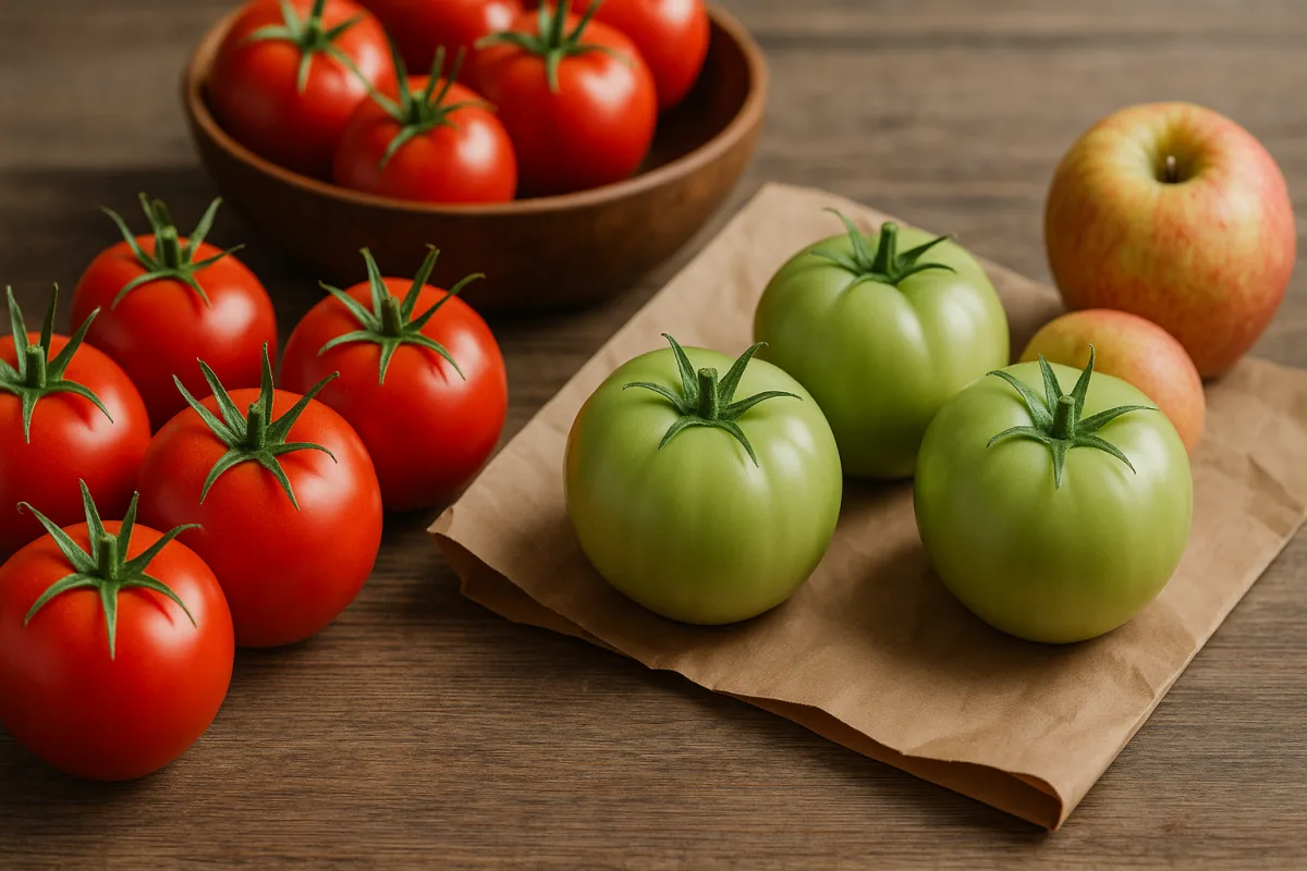 Pomodori raccolti ancora acerbi: come farli maturare senza perdere sapore