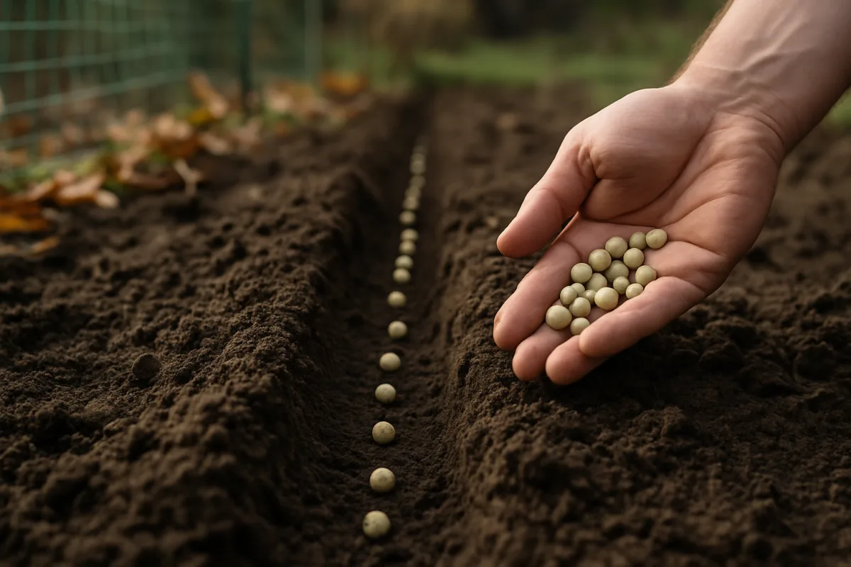 Piselli seminati adesso o mai più: ecco come procedere