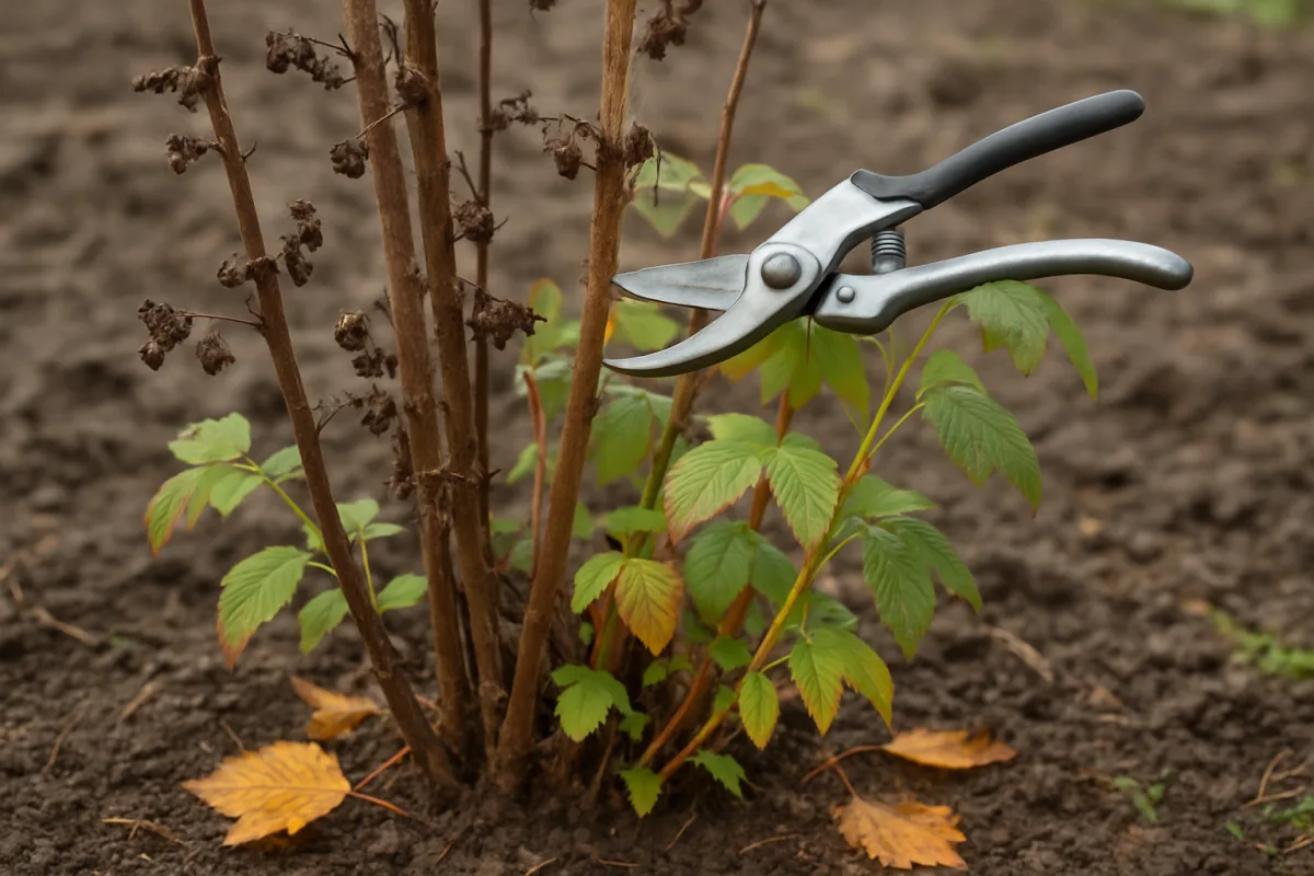 Potare i lamponi in autunno: ecco quali rami tagliare