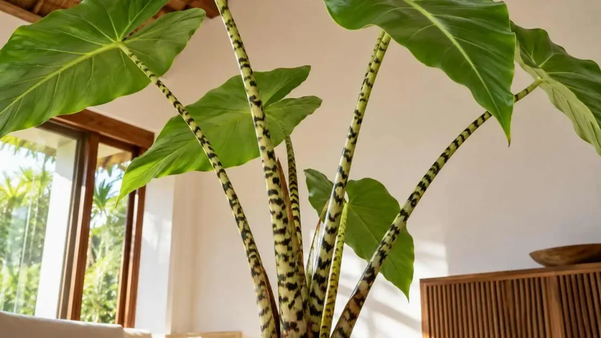 Alocasia in autunno: attenzione alle annaffiature quando perde una foglia
