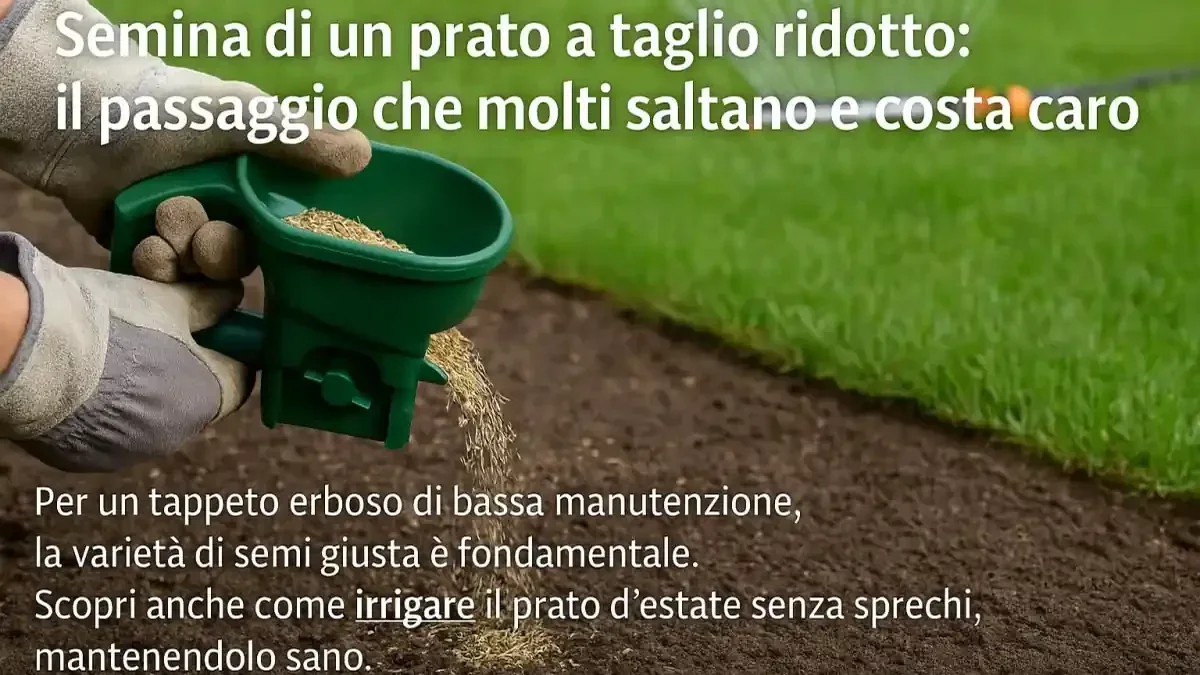 Nuovo prato da seme in autunno: perché la temperatura del terreno conta più della data sul calendario