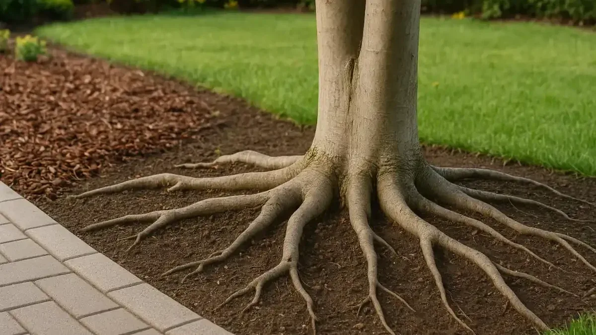Radici e vialetti: cosa osservare nel terreno prima di scegliere dove piantare un albero ornamentale