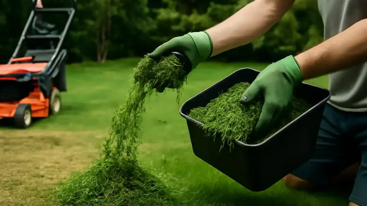 Erba tagliata destinata al compost: quando farla asciugare prima di aggiungerla