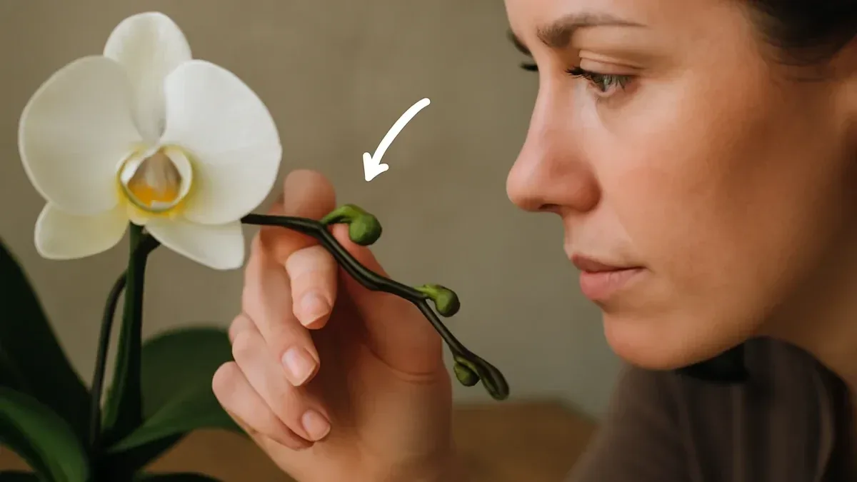 Orchidea con boccioli che ingialliscono prima di aprirsi: quando il problema è la posizione