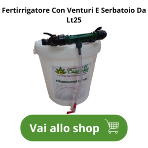 fertirrigatore con venturi e serbatoio da 25lt