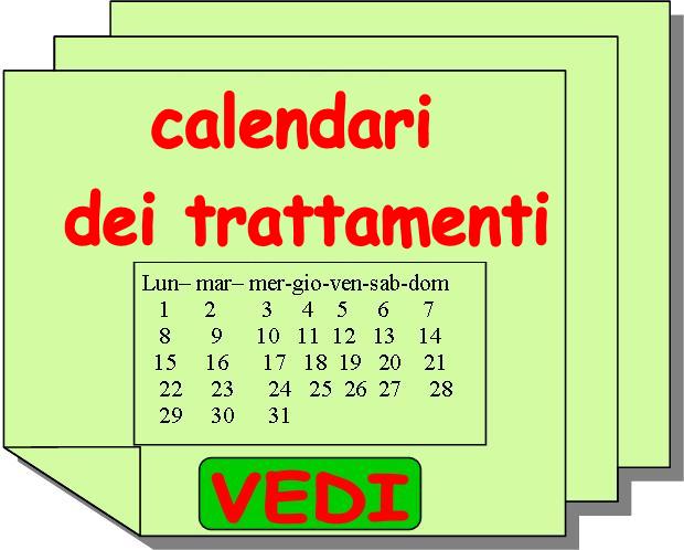 calendario dei trattamenti